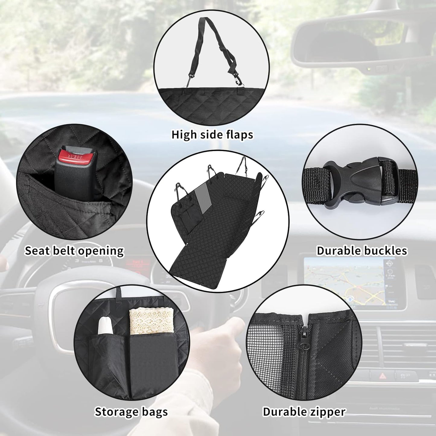 Spark Achterbankbeschermer – premium bescherming voor jouw auto én hond