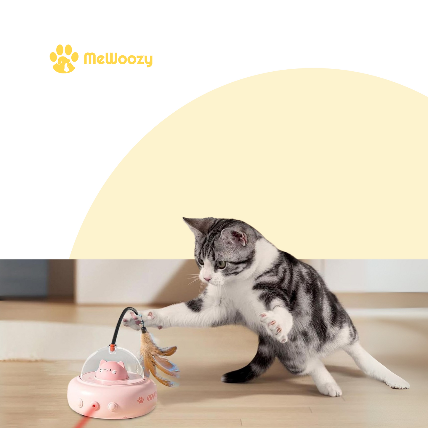 LaserHunt UFO – Interactief Kattenspeelgoed