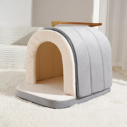 CuddleCave™ Deluxe Bed – Luxe Knuffelbed voor Hond & Kat