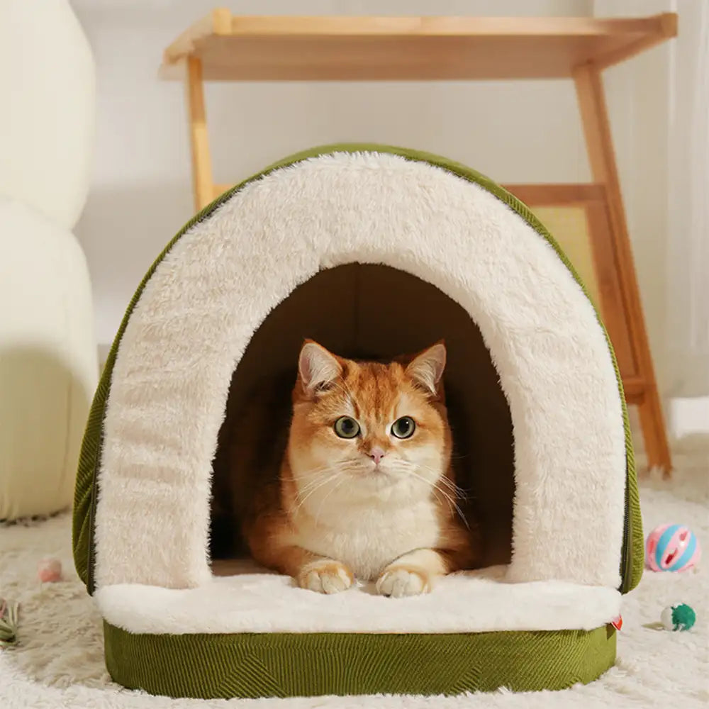 CuddleCave™ Deluxe Bed – Luxe Knuffelbed voor Hond & Kat