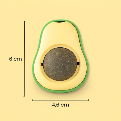 Purrcado Play Ball – Natuurlijk spel & ontspanning in één avocado