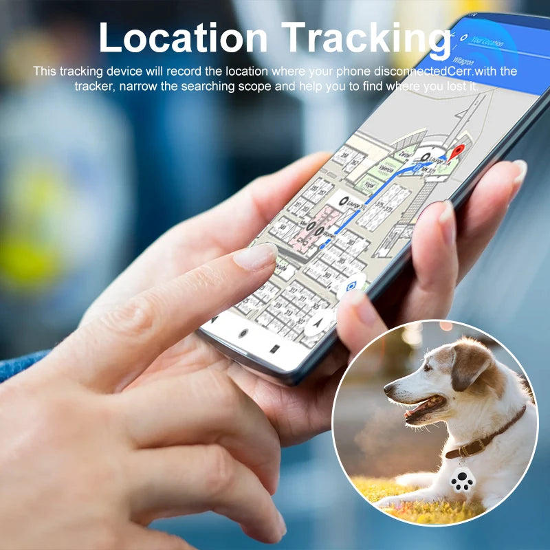 Smart Pet Tracker – Bluetooth Anti-Verlies Tag voor Huisdieren, Sleutels & meer