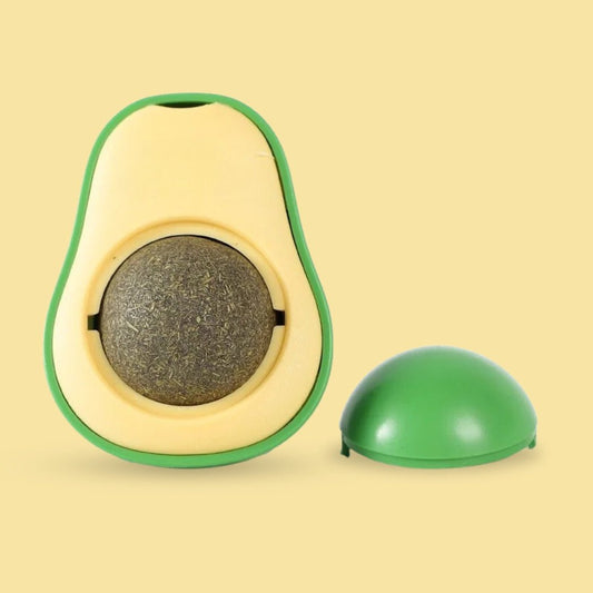 Purrcado Play Ball – Natuurlijk spel & ontspanning in één avocado