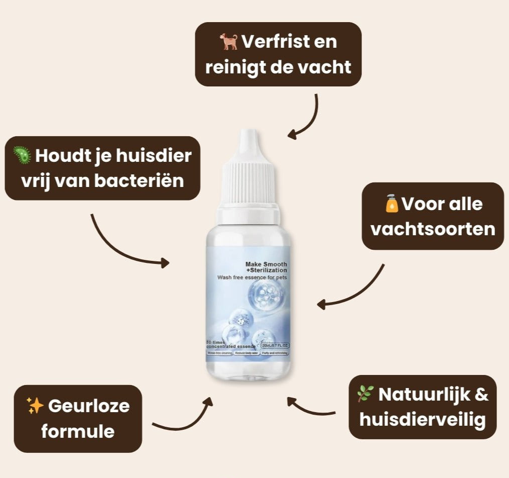Vacht verfrissende Shampoo Druppels - Te gebruiken met onze Hydrogroom Pro